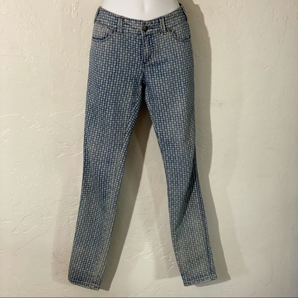 Free People Denim - Free People Patterned skinny Jeans